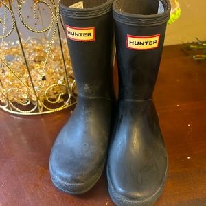 Hunter boots kids boy 12/girl 13